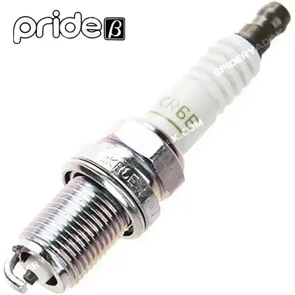 شمع پراید تک گانه سوز NGK مدل 6962تک پلاتین پایه کوتاه BKR6E 6962